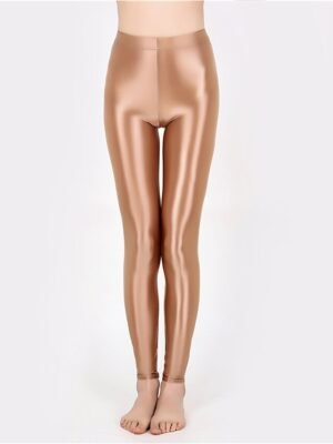 Active High Waist Plain Ankle-Length Leggings - Image 14