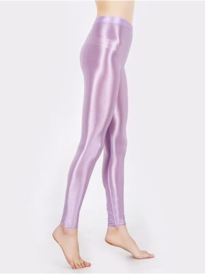 Active High Waist Plain Ankle-Length Leggings - Image 8