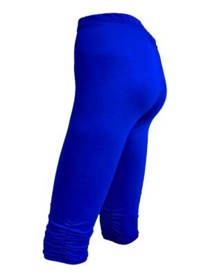 Active High Waist Plain Capri Skinny Yoga Leggings - Image 15