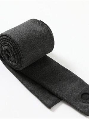 Active High Waist Plain High Cut Full Length Leggings - Image 10