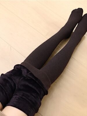 Active High Waist Plain High Cut Full Length Leggings - Image 11