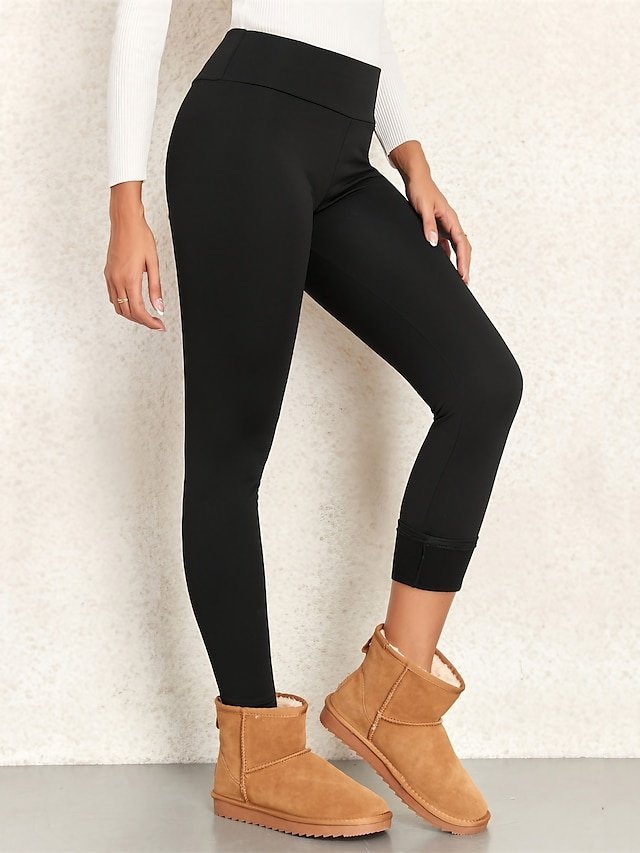 Active Regular Fit Plain High Waist Full Length Leggings - Image 1