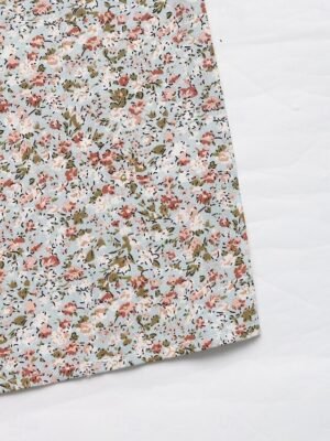 Active Regular Floral Square Neck Short Sleeve High Waist Jumpsuit - Image 12