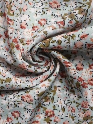 Active Regular Floral Square Neck Short Sleeve High Waist Jumpsuit - Image 14