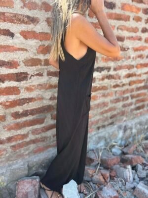 Active Regular Solid U Neck Sleeveless Jumpsuit - Image 16