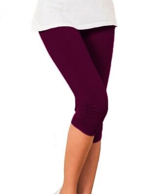 Active Skinny Colour Block High Waist Capri Leggings - Image 15