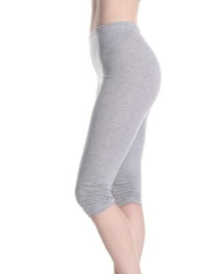 Active Skinny Colour Block High Waist Capri Leggings - Image 32