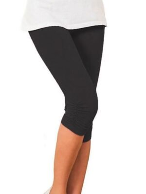 Active Skinny Colour Block High Waist Capri Leggings - Image 4