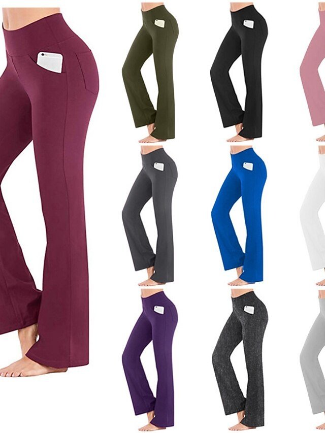 Activewear Bootcut High Waist Yoga Pants - Image 1