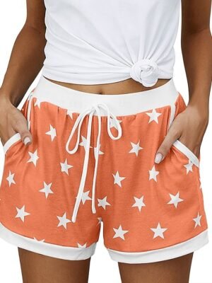 Athleisure Baggy Star Medium Waist Pocket Shorts - Image 8