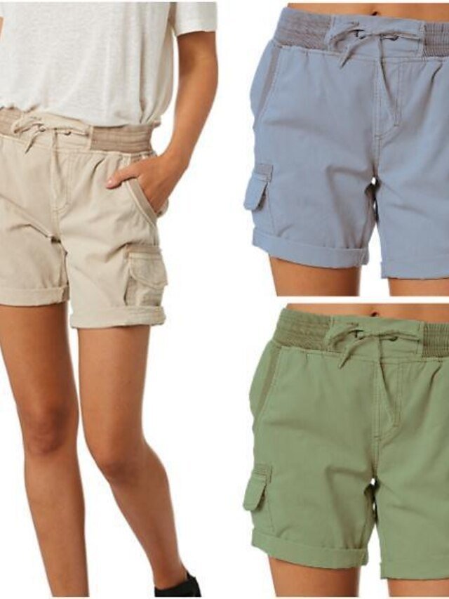 Athletic Drawstring Quick Dry Elastic Waist Shorts - Image 2