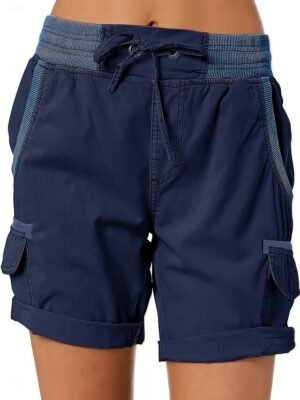 Athletic Drawstring Quick Dry Elastic Waist Shorts - Image 8