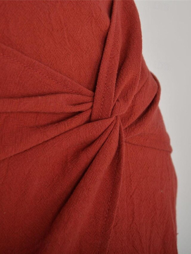Basic Casual Solid High Waist Mini Skirt - Image 2