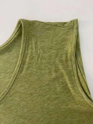 Basic Regular Fit Plain V Neck Sleeveless T-Shirt - Image 18