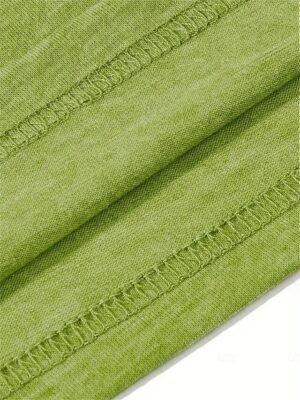Basic Regular Fit Plain V Neck Sleeveless T-Shirt - Image 20