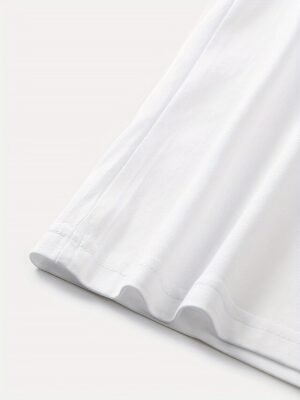 Basic Regular Funny Cat Letter Print Round Neck Short Sleeve T-Shirt - Image 6