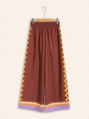 Bohemian Loose Wide Leg Culottes - Image 6