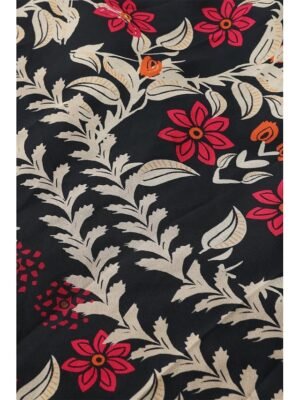 Bohemian Maxi Floral V Neck Long Sleeve Dress - Image 9