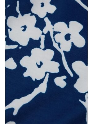 Boho Regular Fit Floral Sweetheart Short Sleeve Midi Dress - Image 6