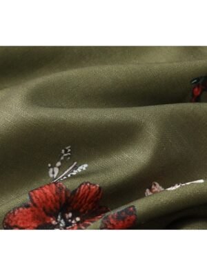 Boho Regular Fit Natural Flower Full Length Wide Leg Slacks - Image 12