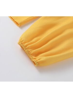 Boho Regular Floral Off Shoulder Long Sleeve Blouse - Image 5