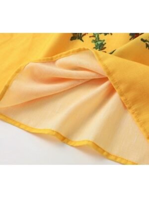 Boho Regular Flower V Neck Sleeveless Summer Blouse - Image 13