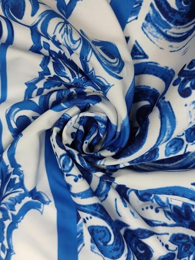 Boho Swing Floral Mid Rise Maxi Skirt - Image 13