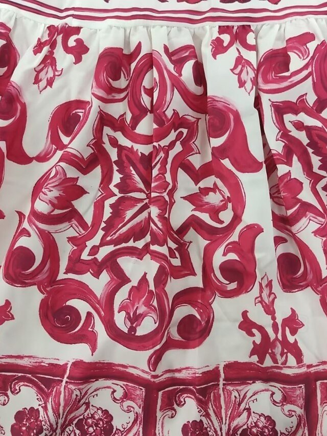 Boho Swing Floral Mid Rise Maxi Skirt - Image 6