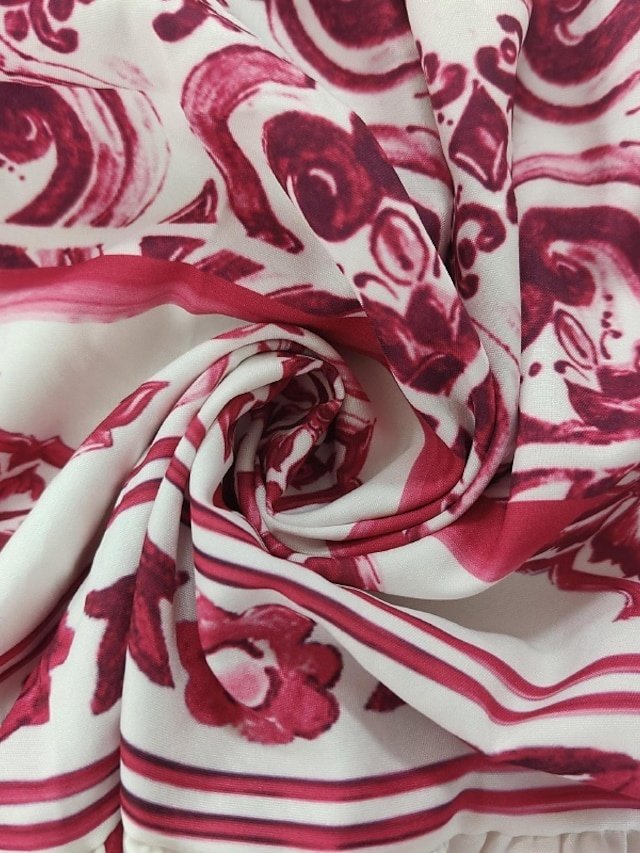 Boho Swing Floral Mid Rise Maxi Skirt - Image 7