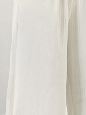 Casual Baggy Pocket High Waist Calf-Length Wide Leg Chinos - Image 7