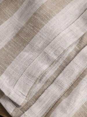 Casual Basic Striped Shirt Collar Long Sleeve Shirt - Image 11