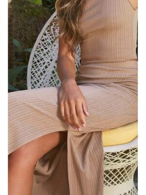 Casual Bodycon Plain Mid Rise Midi Skirt - Image 18