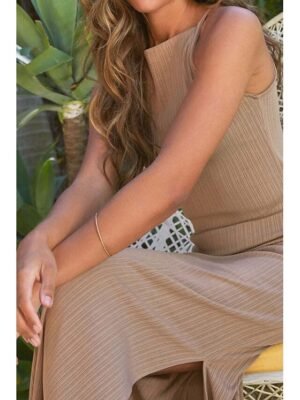 Casual Bodycon Plain Mid Rise Midi Skirt - Image 19