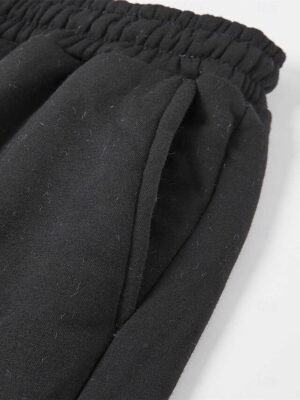 Casual Cozy Phrase Print Hooded Long Sleeve Loungewear Set - Image 27