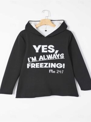 Casual Cozy Phrase Print Hoodie Long Sleeve Two Piece Loungewear Set - Image 11