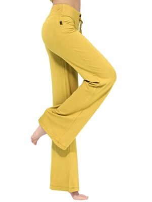 Casual Loose Fit Flare Leg Drawstring Yoga Pants - Image 15
