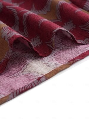 Casual Loose Floral Crew Neck Short Sleeve Maxi Dress - Image 7