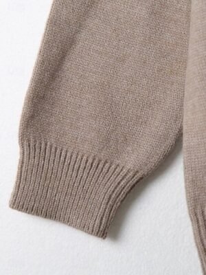 Casual Loose Floral Ribbed V Neck Long Sleeve Regular Cardigan - Image 12