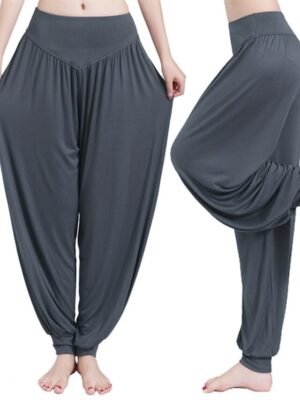 Casual Loose Harem Quick Dry High Waist Bloomers - Image 30