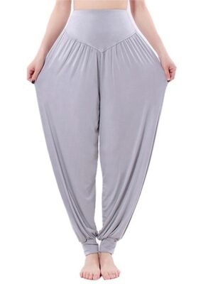 Casual Loose Harem Quick Dry High Waist Bloomers - Image 35