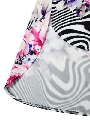 Casual Loose High Low Shirt Collar Rolled Cuff Long Sleeve Midi Dress - Image 8