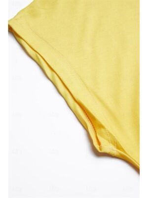 Casual Loose Ombre V Neck Short Sleeve Maxi Dress - Image 10