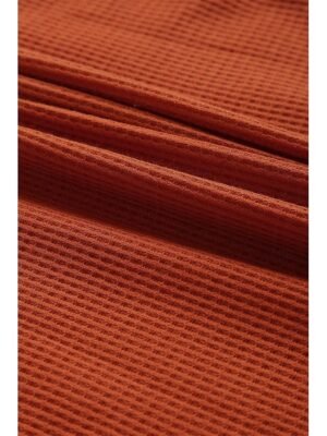 Casual Loose Plain V Neck Short Sleeve Knitted Top - Image 18