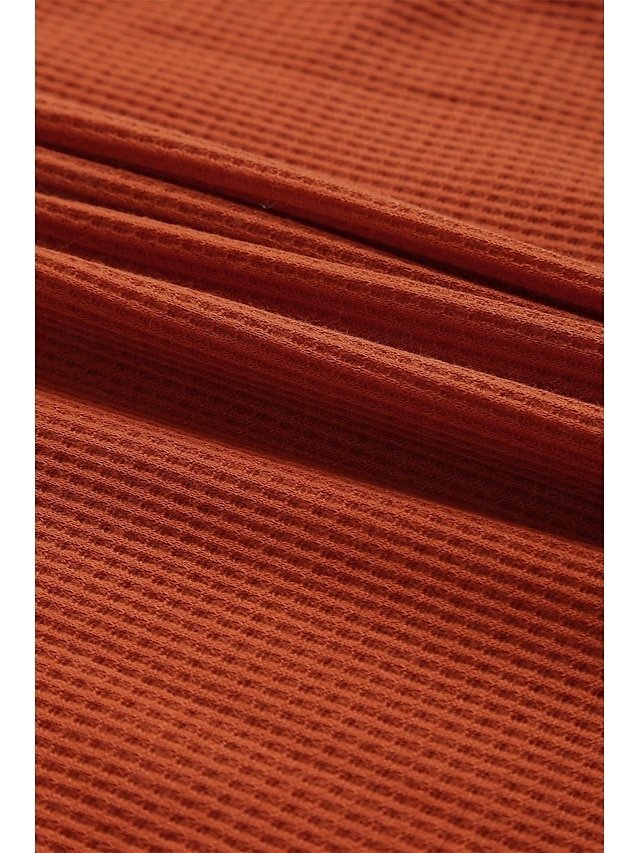 Casual Loose Plain V Neck Short Sleeve Knitted Top - Image 18