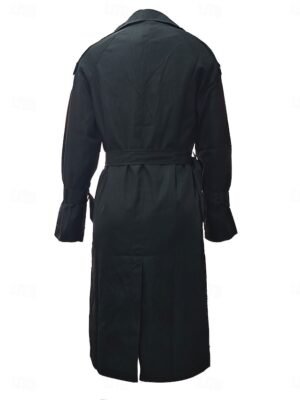 Casual Loose Solid Button Long Sleeve Jacket - Image 5