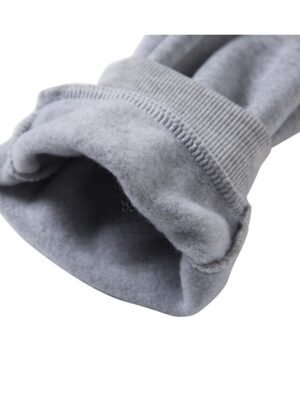Casual Loose Solid Crew Neck Long Sleeve Velvet Tracksuit - Image 13