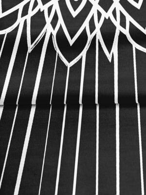 Casual Plus Size Striped Square Neck Short Sleeve Regular Tunic - Image 7