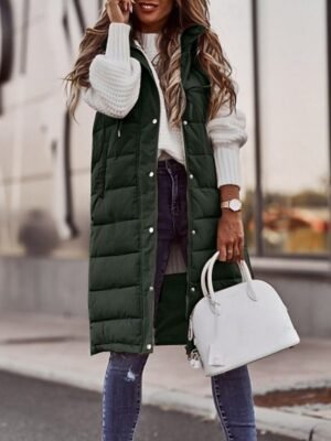 Casual Puffer Vest Jacket Outdoor Street Wear - Image 4