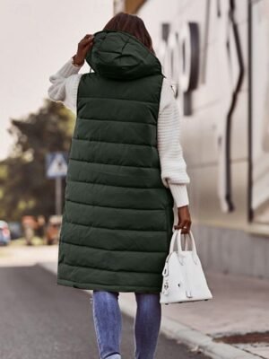 Casual Puffer Vest Jacket Outdoor Street Wear - Image 6