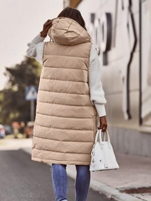 Casual Puffer Vest Jacket Outdoor Street Wear - Image 9